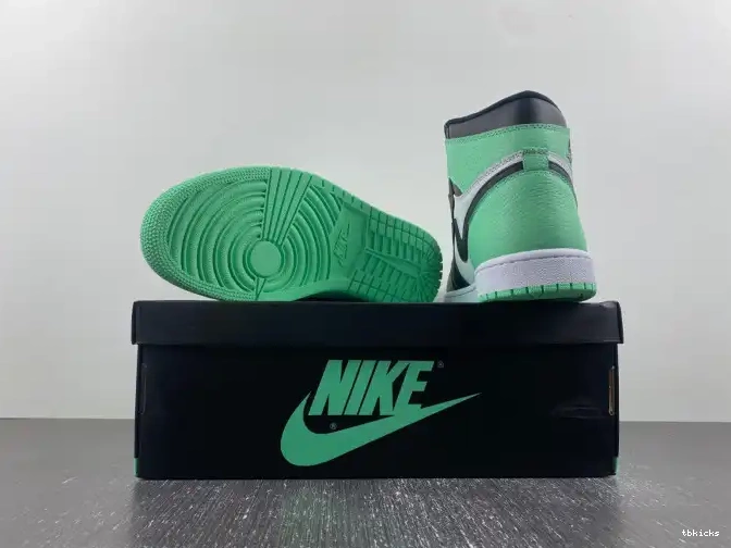 Rep TBK Green Jordan OG Air High Glow 1 DZ5485-130 0429